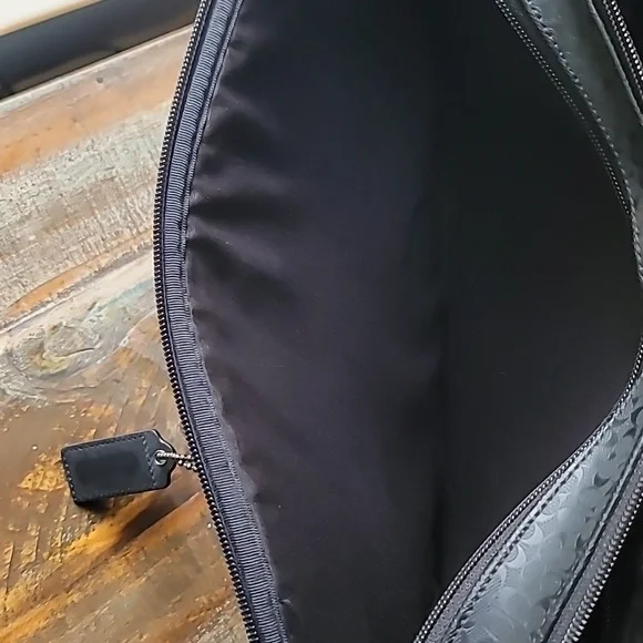 Coach Heritage Signature Embossed PVC Commuter - Picture 14 of 16